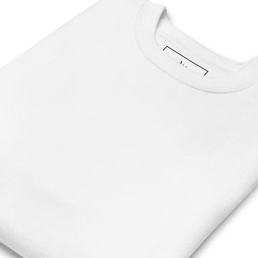 Premium Blank Jumper White