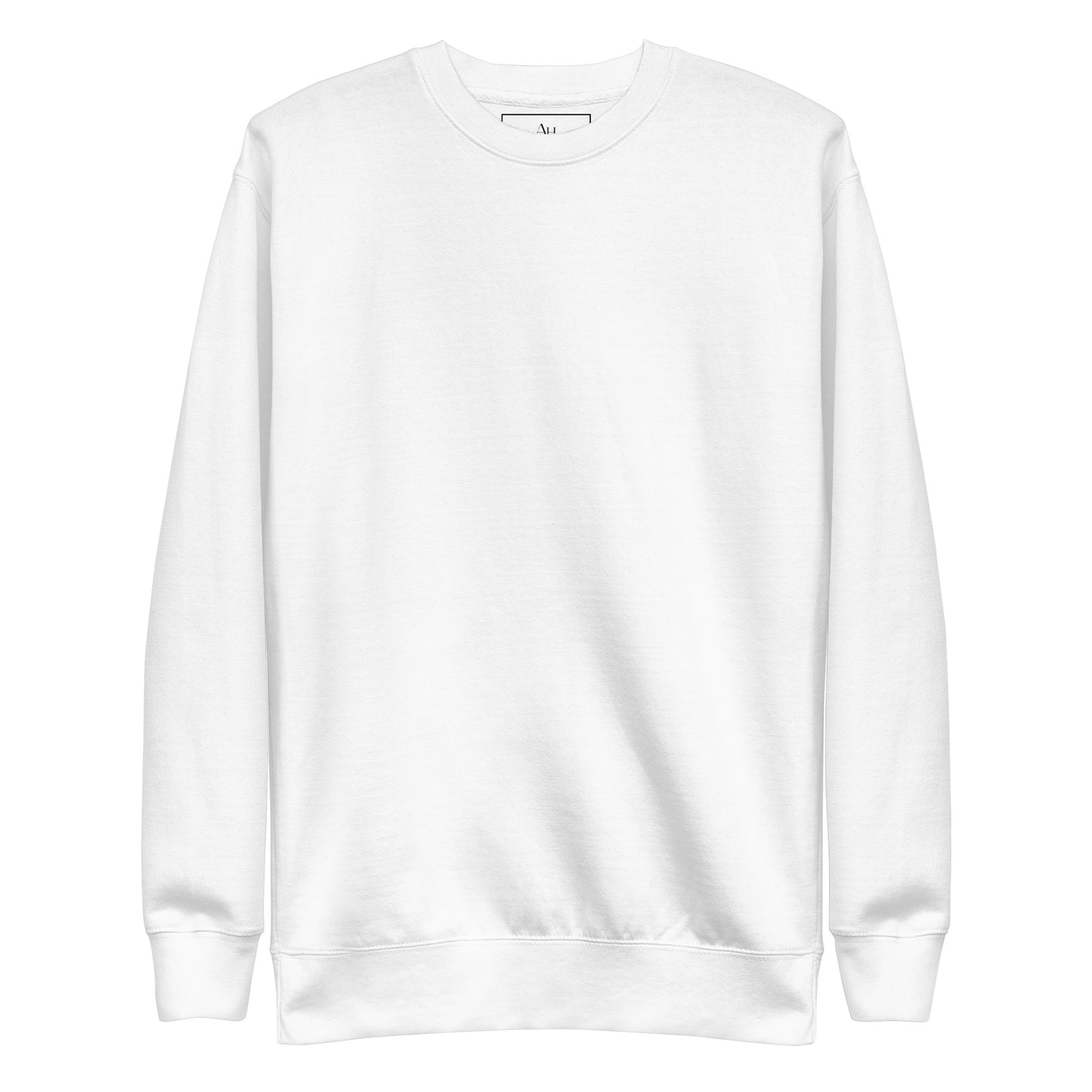 Premium Blank Jumper White